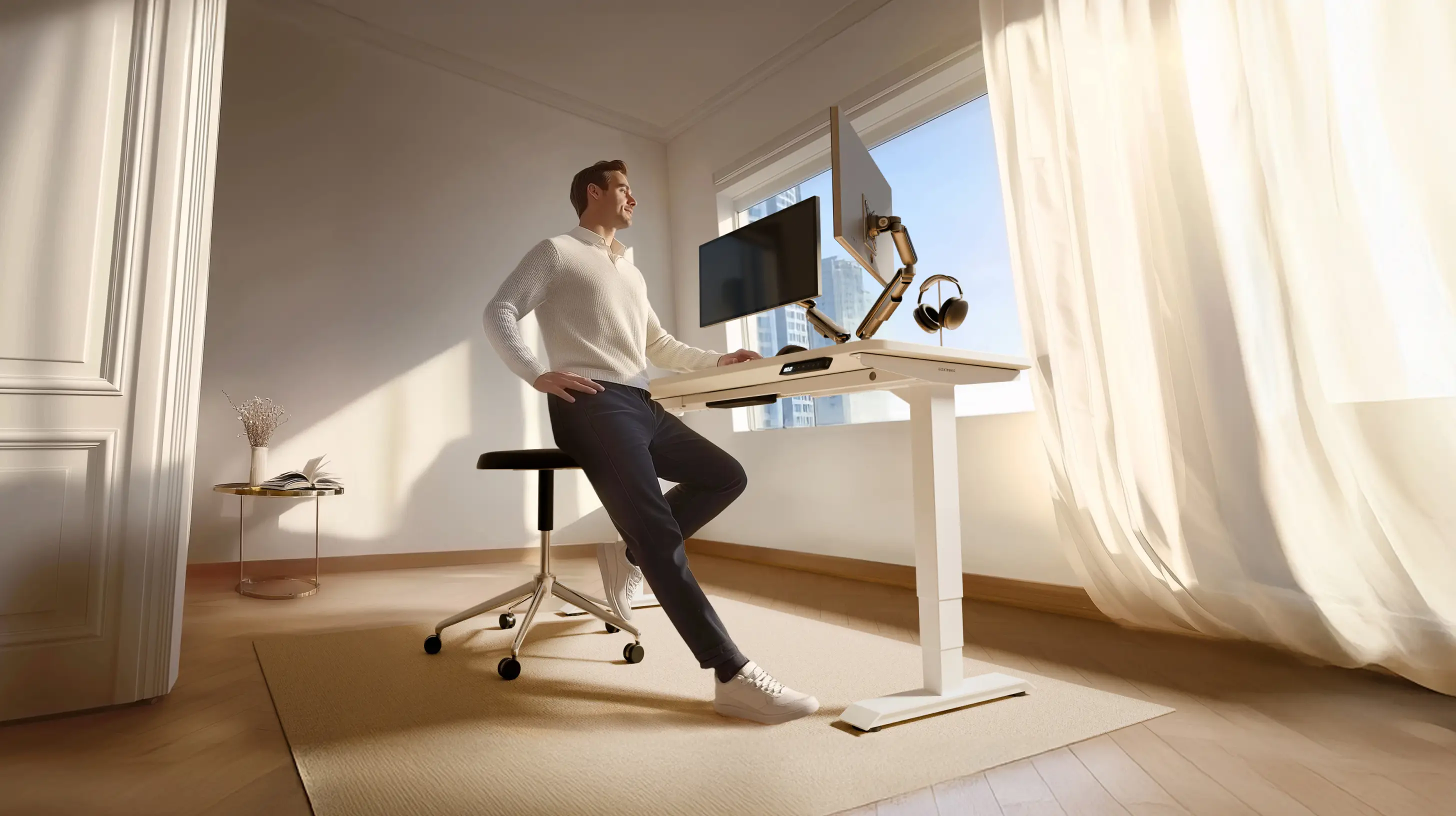 Black standing desks
